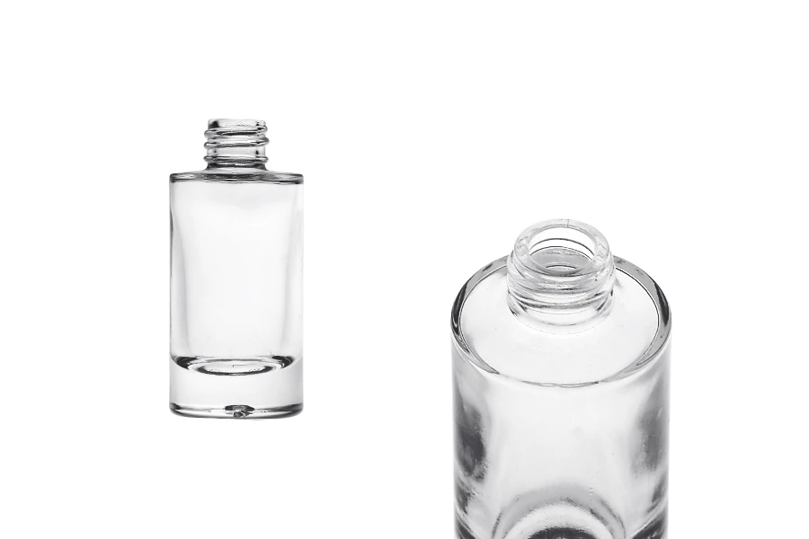 Γυάλινο μπουκάλι 30 ml διάφανο με στόμιο 18/415 Γυάλινο μπουκάλι 30 ml διάφανο με στόμιο 18/415