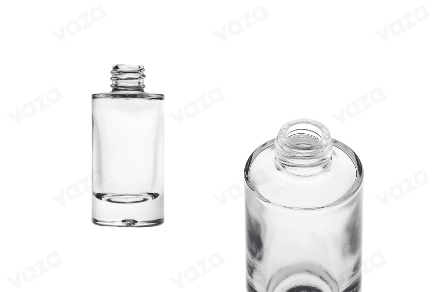 Γυάλινο μπουκάλι 30 ml διάφανο με στόμιο 18/415-εικόνα_προϊοντική