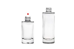 30ml transparente Glasflasche mit 18/415-Auslauf-5