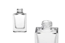 Γυάλινο μπουκαλάκι 15 ml διάφανο σε ορθογώνιο σχήμα με στόμιο PP18 Γυάλινο μπουκαλάκι 15 ml διάφανο σε ορθογώνιο σχήμα με στόμιο PP18