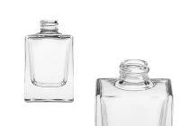 Γυάλινο μπουκαλάκι 30 ml διάφανο σε ορθογώνιο σχήμα με στόμιο 18/415 Γυάλινο μπουκαλάκι 30 ml διάφανο σε ορθογώνιο σχήμα με στόμιο 18/415