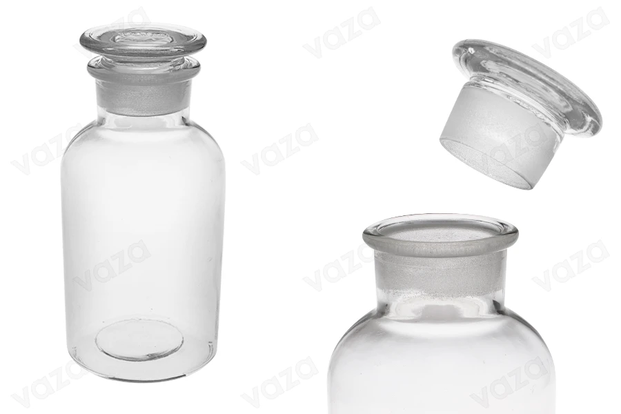 Apothekerflasche 1000ml transparent mit Glasverschluss Apothekerflasche 1000ml transparent mit Glasverschluss-εικόνα_προϊοντική