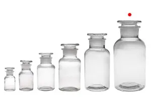 Flacon pharmacie 1000 ml transparent avec bouchon en verre-5