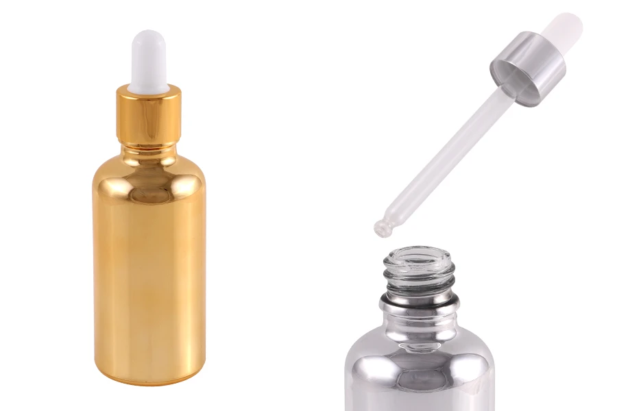 Μπουκαλάκι 50 ml γυάλινο με σταγονόμετρο για καλλυντικά προϊόντα Μπουκαλάκι 50 ml γυάλινο με σταγονόμετρο για καλλυντικά προϊόντα