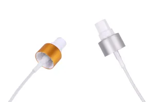 Aluminum PP24/410 oil spray in silver or gold matte color and transparent cap-3