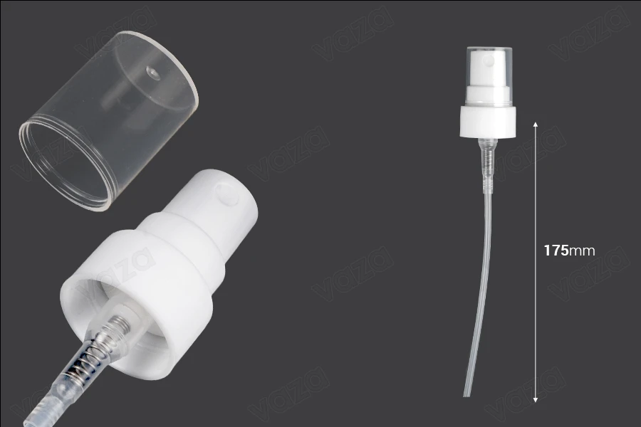 Plastic spray bottle cap with Crimp safety closure 20 mm-image_dimensions