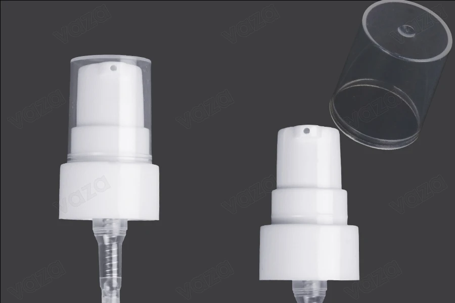 Pompe à crème en plastique avec bouchon pour flacons avec fermeture de sécurité Sertissage 20 mm-εικόνα_προϊοντική