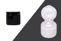 Καπάκι flip top PP18 πλαστικό σε λευκό ή μαύρο χρώμα