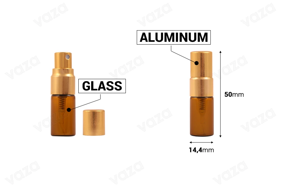 Μπουκαλάκι 2 ml γυάλινο, καραμελέ με σπρέι αλουμινίου σε χρυσό γυαλιστερό - 6 τμχ Μπουκαλάκι 2 ml γυάλινο, καραμελέ με σπρέι αλουμινίου σε χρυσό γυαλιστερό - 6 τμχ-εικόνα_διαστάσεις