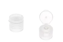 Καπάκι flip top PP18 πλαστικό, διάφανο