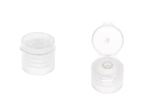 Couvercle transparent flip top en plastique PP18