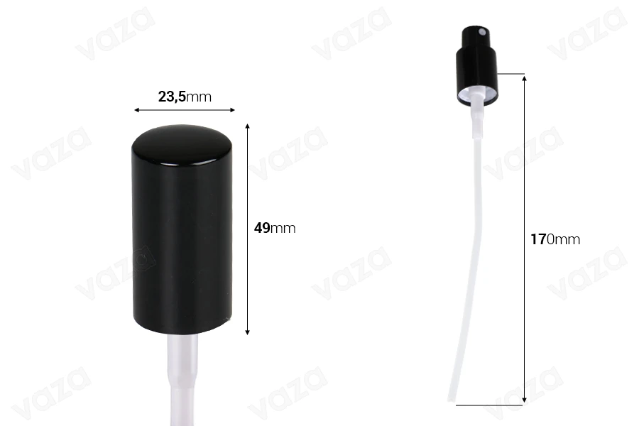 Vaporisateur en aluminium PP18 avec couvercle adapté à l'huile à base d'eau (injection)-photo_dimensions