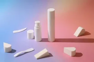Bottiglietta in plastica airless per creme da 5 ml di colore bianco-3