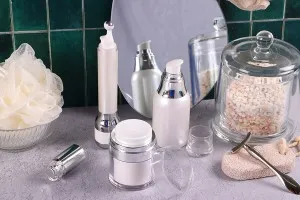 50ml Airless-Flasche mit Sahnepumpe und transparentem Deckel-5