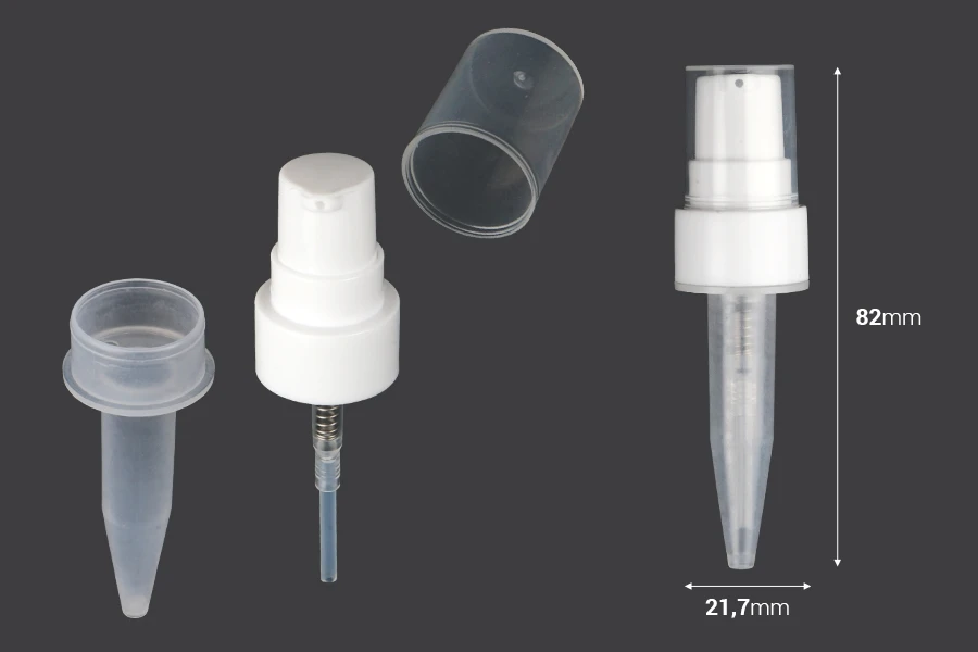 Flacone tester con pompetta per crema 2 ml in plastica - 50 pz Flacone tester con pompetta per crema 2 ml in plastica - 50 pz