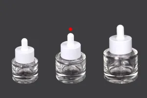 Flacone in vetro da 30 ml con contagocce e gocciolatoio-6
