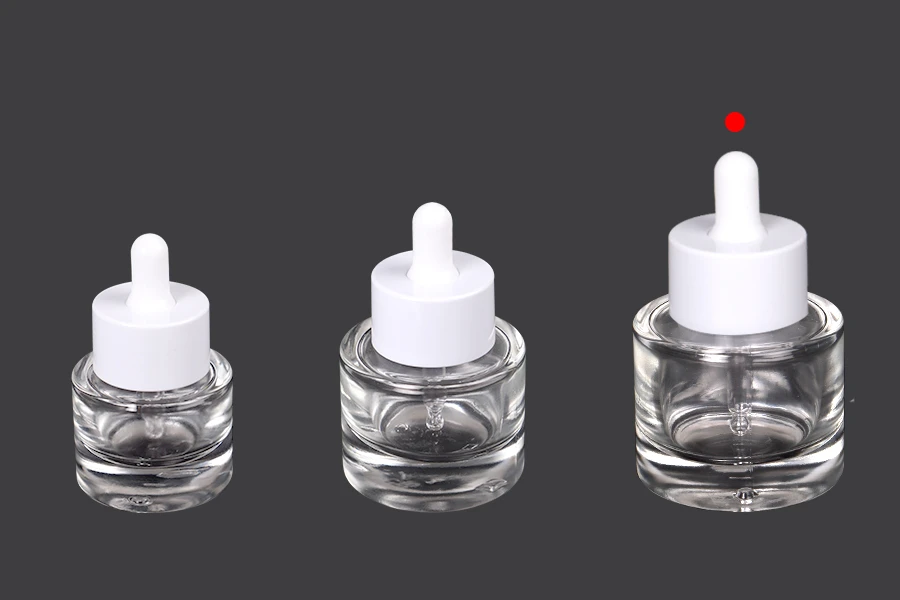 Γυάλινο μπουκαλάκι 50 ml με σταγονόμετρο και αποστραγγιστήρα