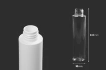 Μπουκάλι 100 ml PET σε λευκό ή διάφανο χρώμα (PP24)