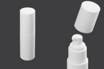 Μπουκάλι 50 ml πλαστικό με αντλία κρέμας (PP20) και καπάκι Μπουκάλι 50 ml πλαστικό με αντλία κρέμας (PP20) και καπάκι