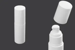 Flasche 50 ml Kunststoff mit Cremepumpe (PP20) und Deckel-1