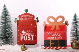Boîte de Noël - sac cadeau avec poignée 105 x 75 x 175 mm - 25 pcs-4