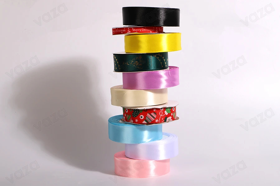 Satinband 25 mm x 22,8 m in verschiedenen Farben-bildgruppe