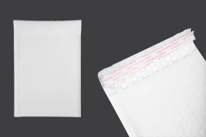 Enveloppes à bulles d'air aux dimensions 14x23  cm en blanc mat - 10 pcs-1