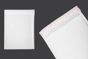 Enveloppes à bulles d'air aux dimensions 16x23,5 cm en blanc mat - 10 pcs-1