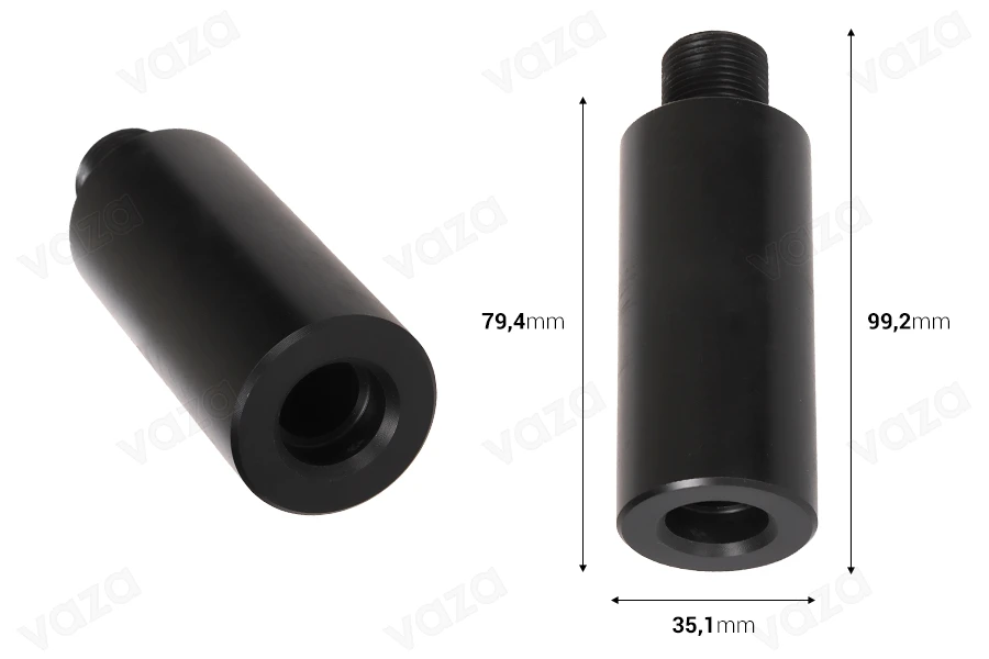 Outil pour placer des anneaux de pulvérisation dans les flacons de parfum avec fermeture à sertir (nécessite l'utilisation de la machine 1068-1) Outil pour placer des anneaux de pulvérisation dans les flacons de parfum avec fermeture à sertir (nécessite l'utilisation de la machine 1068-1)-photo_dimensions