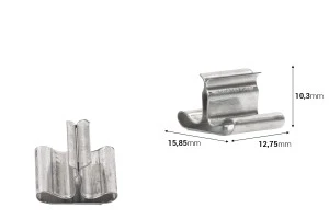 Bases métalliques pour mèches en bois - 25 pcs-2
