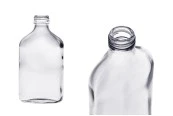 Flacon en verre 200 ml en forme de flacon plat Flacon en verre 200 ml en forme de flacon plat