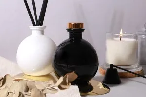 Flacone in vetro da 250 ml e forma sferica per profumazione d'ambiente-5