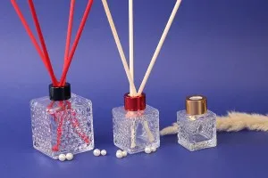 Glass square bottle 50 ml (PP 28) for reed diffuser-5