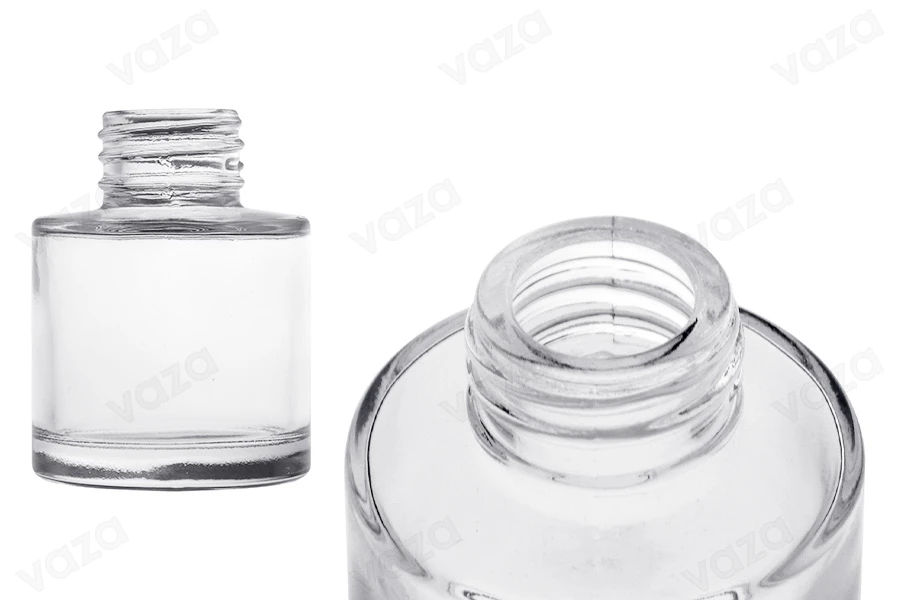 Flacon diffuseur cylindrique en verre de 50 ml PP28-photo_produit