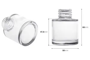 50 ml zylindrische Glasdiffusorflasche PP28-2