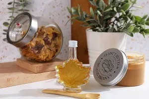 50 ml blattförmige Glasflasche - 6 Stk-3