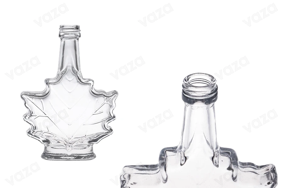 50 ml blattförmige Glasflasche - 6 Stk-produktbild