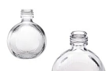 Γυάλινο μπουκάλι 50 ml (PP24) σε στρογγυλό σχήμα - 6 τμχ Γυάλινο μπουκάλι 50 ml (PP24) σε στρογγυλό σχήμα - 6 τμχ