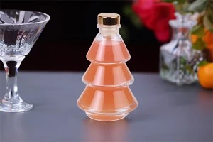 Γυάλινο μπουκάλι 100 ml σε σχήμα δέντρου - 6 τμχ-3
