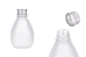 100 ml Glas-Sandstrahlflasche mit Aluminiumverschluss – 6 Stück-1