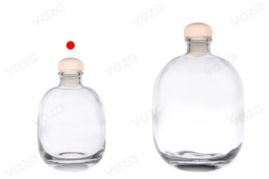 Elegante 250-ml-Flasche mit Korken und Verschluss-bildgruppe