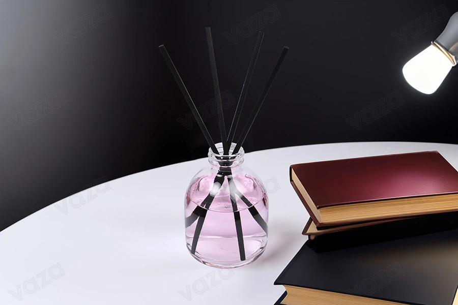Flacon en verre 500 ml transparent avec bouchon en aluminium - 6 pcs-photo_groupe