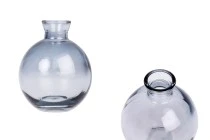Γυάλινο μπουκάλι 160 ml σε γκρι χρώμα για αρωματικό χώρου Γυάλινο μπουκάλι 160 ml σε γκρι χρώμα για αρωματικό χώρου
