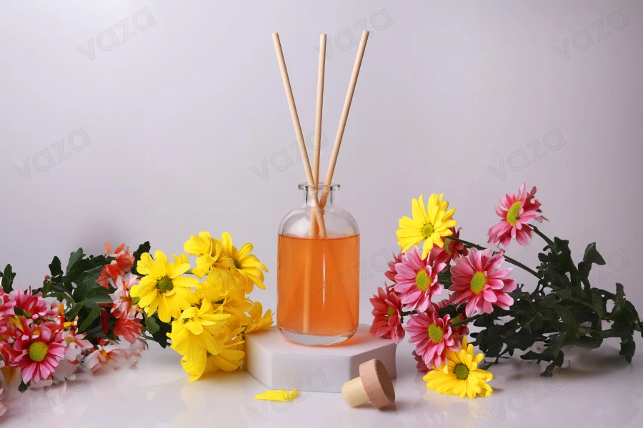 Flacon en verre de 250 ml avec bouchon et capsule-photo_groupe
