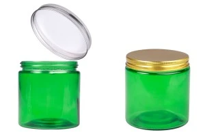 Γυάλινο βάζο 500 ml πράσινο με καπάκι αλουμινίου και εσωτερικό liner - 6 τμχ-1