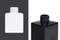 Γυάλινο μπουκάλι 100 ml (PP28) τετράγωνο σε λευκό ή μαύρο χρώμα κατάλληλο για αρωματικό χώρου Γυάλινο μπουκάλι 100 ml (PP28) τετράγωνο σε λευκό ή μαύρο χρώμα κατάλληλο για αρωματικό χώρου