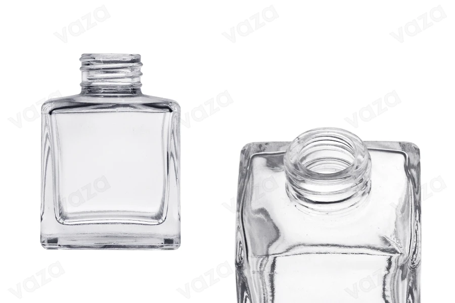 Glass bottle 100 ml (PP28) square suitable for room fragrance-image_product