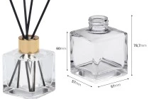 Γυάλινο μπουκάλι 100 ml (PP28) τετράγωνο κατάλληλο για αρωματικό χώρου