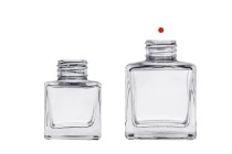 Γυάλινο μπουκάλι 100 ml (PP28) τετράγωνο κατάλληλο για αρωματικό χώρου