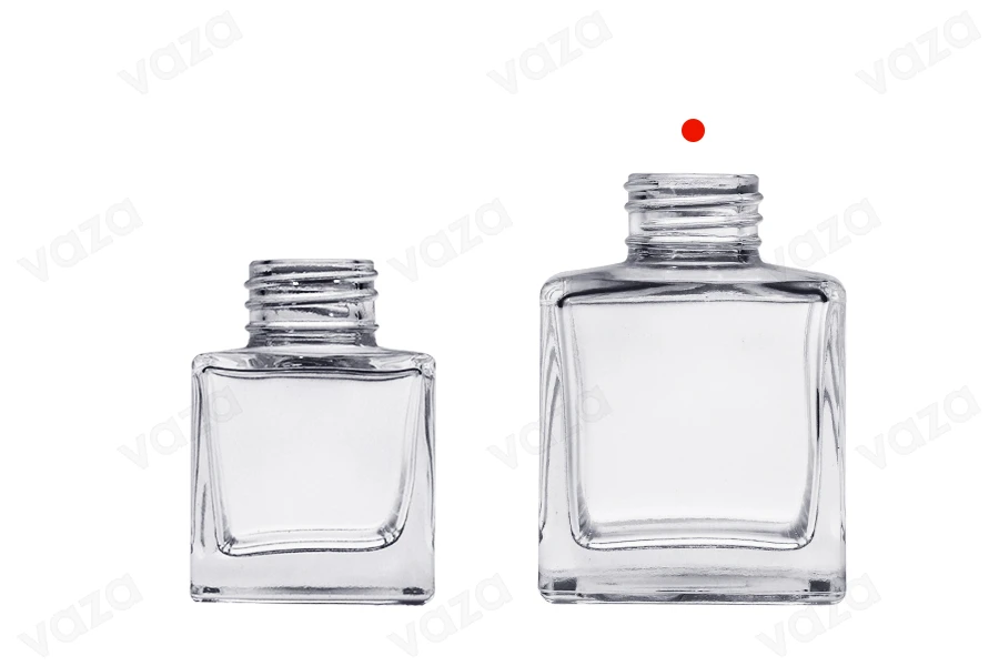 Glass bottle 100 ml (PP28) square suitable for room fragrance-image_group